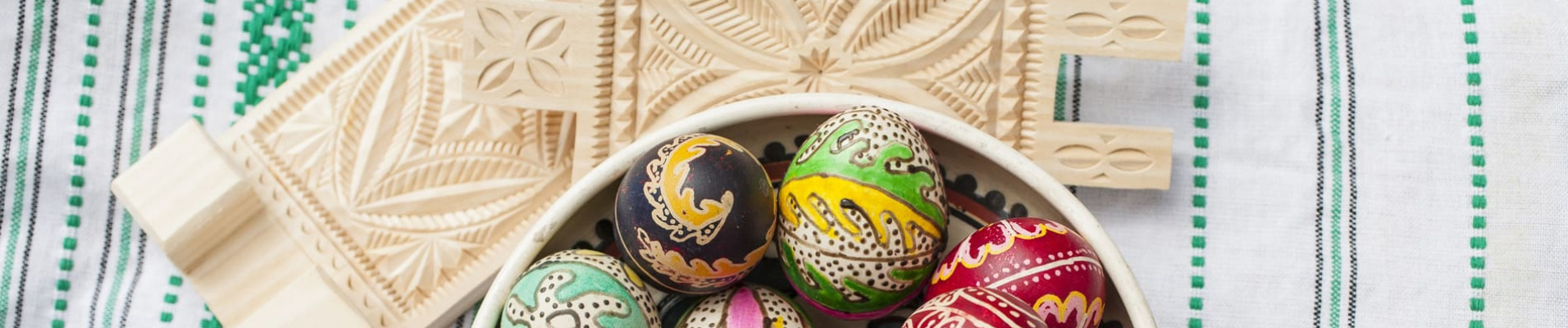 œufs de Pâques traditionnels de Serbie