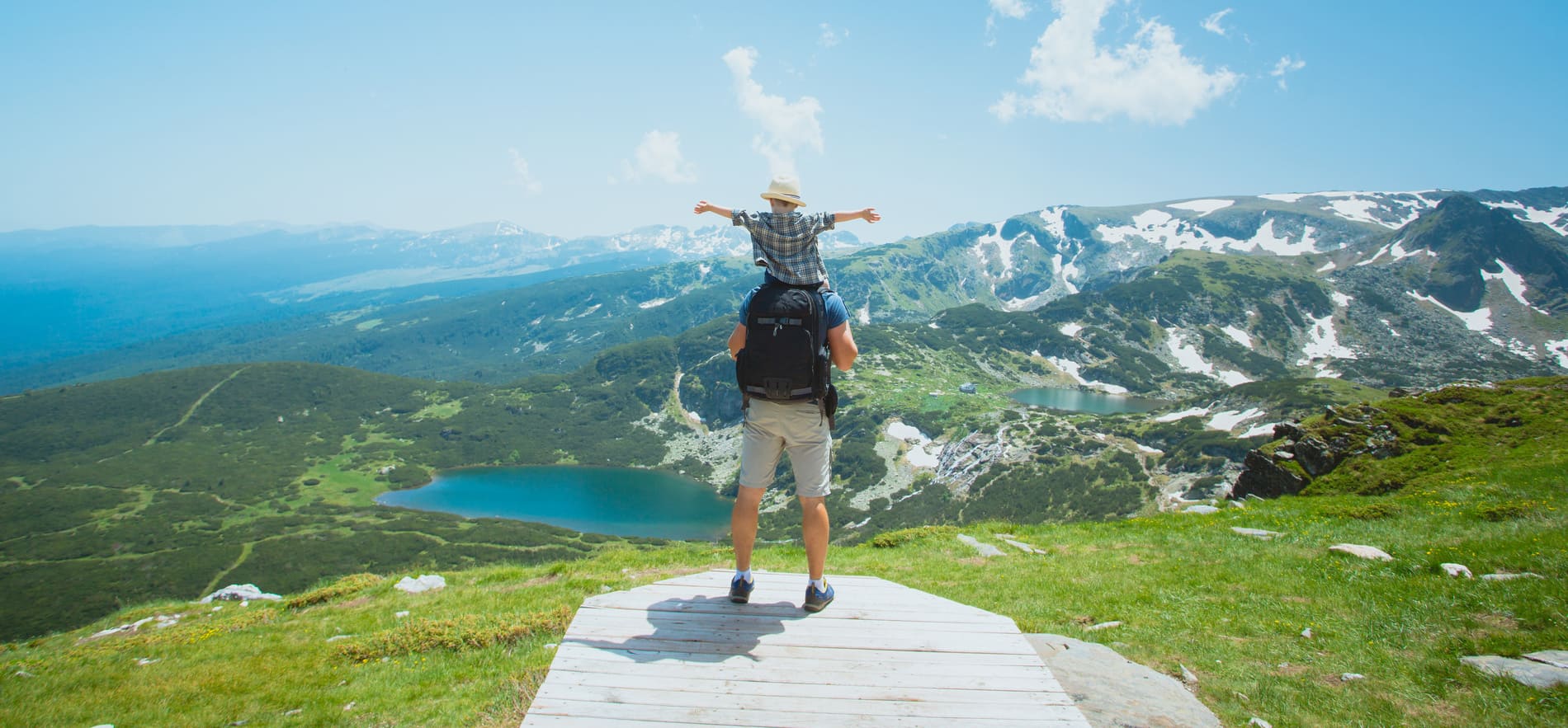 Randonnée en famille dans le massif de Rila en Bulgarie