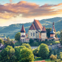 Cathédrale à Sibiu en Roumanie